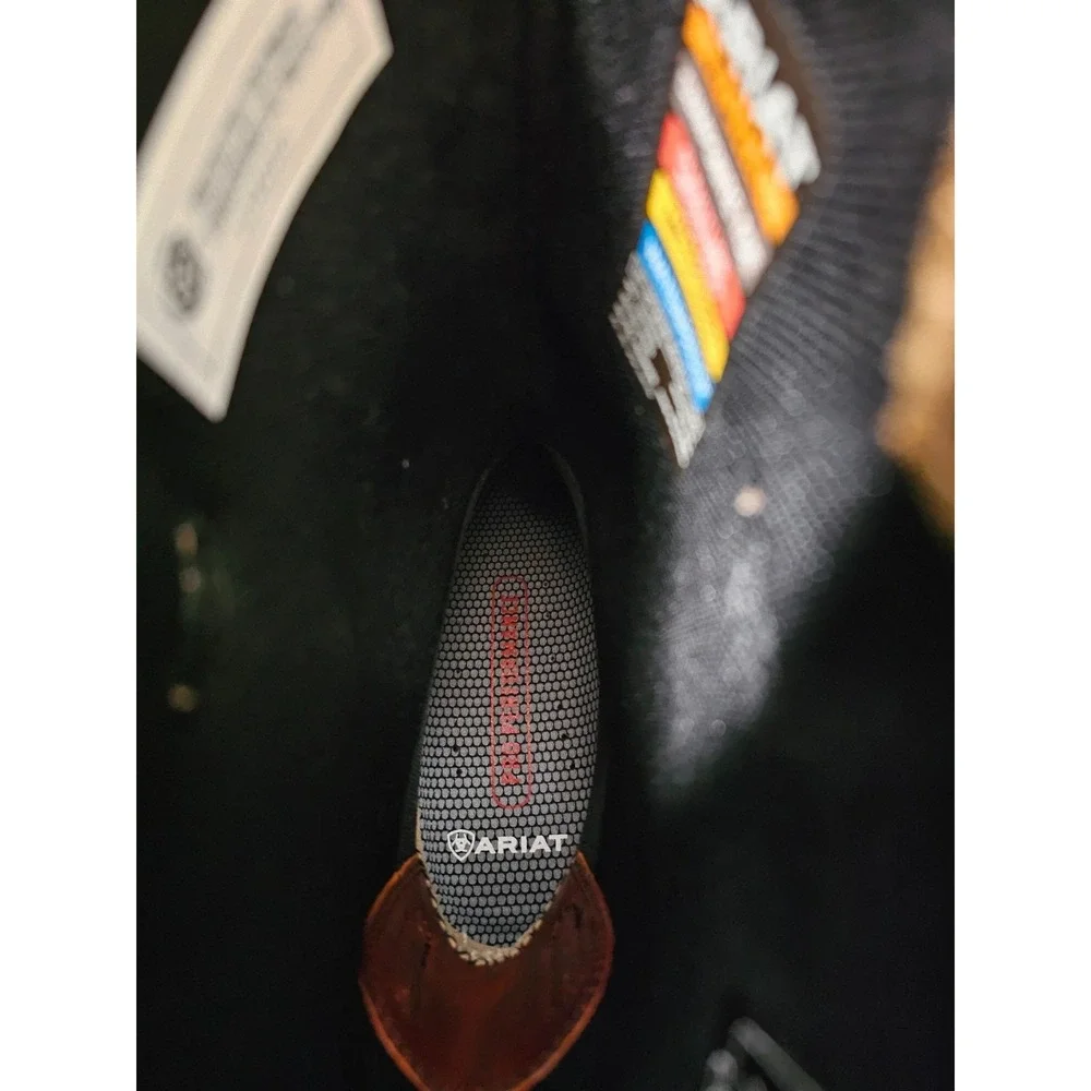 Ariat® (Men's 12 D) WorkHog™ MetGuard CSA Waterproof Comp-Toe‎ Work Boot - $300